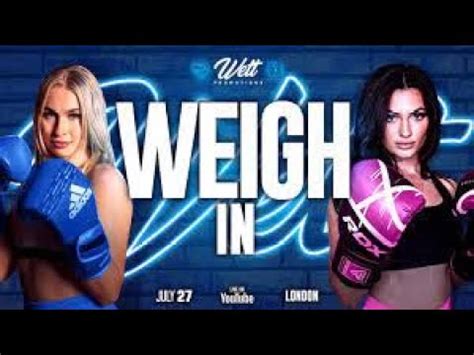 astrid wett weigh in|ASTRID WETT & ALEXIA GRACE FINAL FACE OFF AT WEIGH。